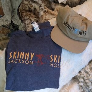 Women's Tshirt And Hat Set From Jackson Hole Wyoming